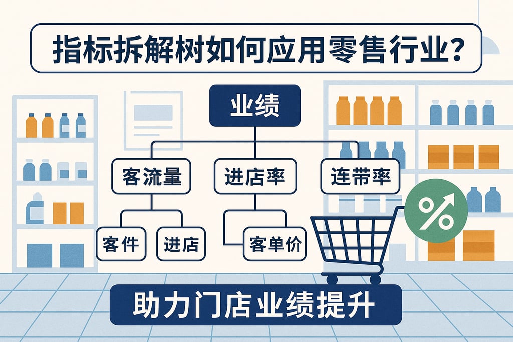 指标拆解树如何应用零售行业？助力门店业绩提升