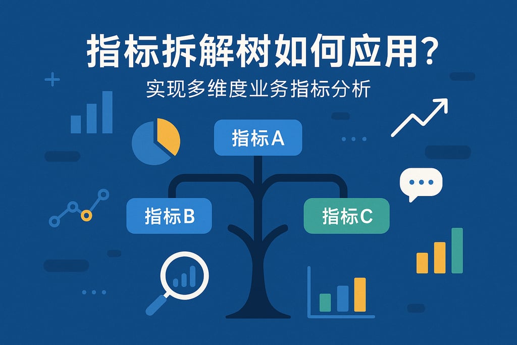 指标拆解树如何应用？实现多维度业务指标分析