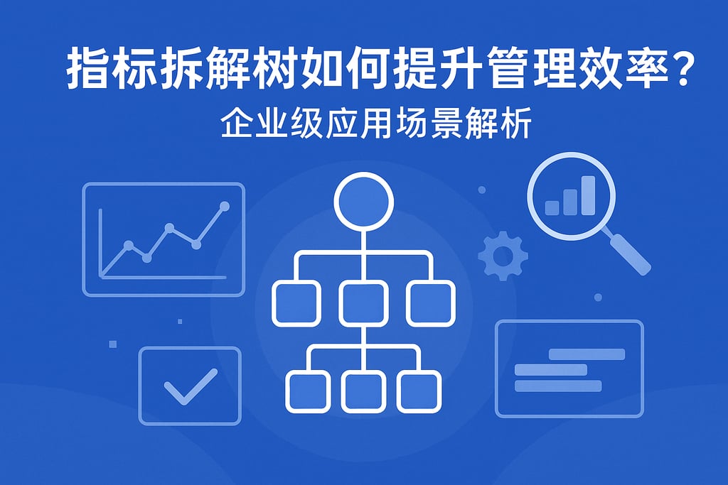 指标拆解树如何提升管理效率？企业级应用场景解析