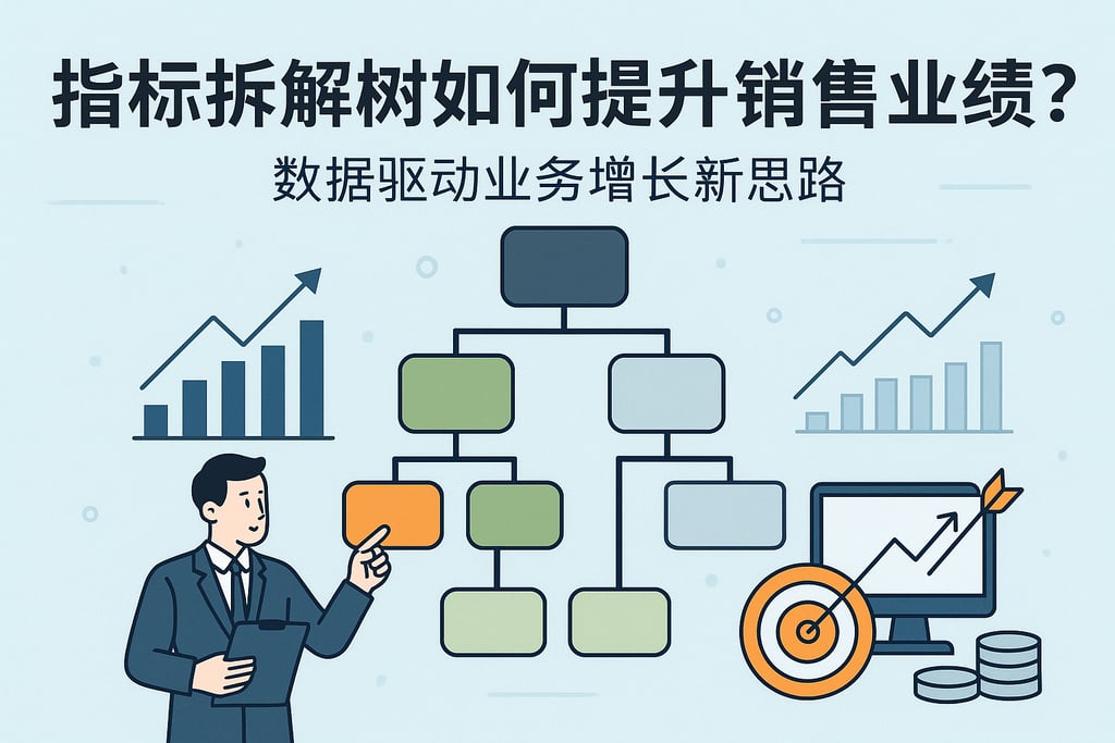 指标拆解树如何提升销售业绩？数据驱动业务增长新思路