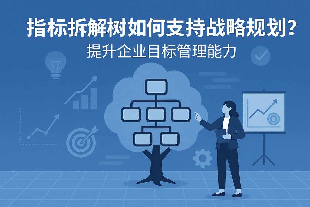 指标拆解树如何支持战略规划？提升企业目标管理能力