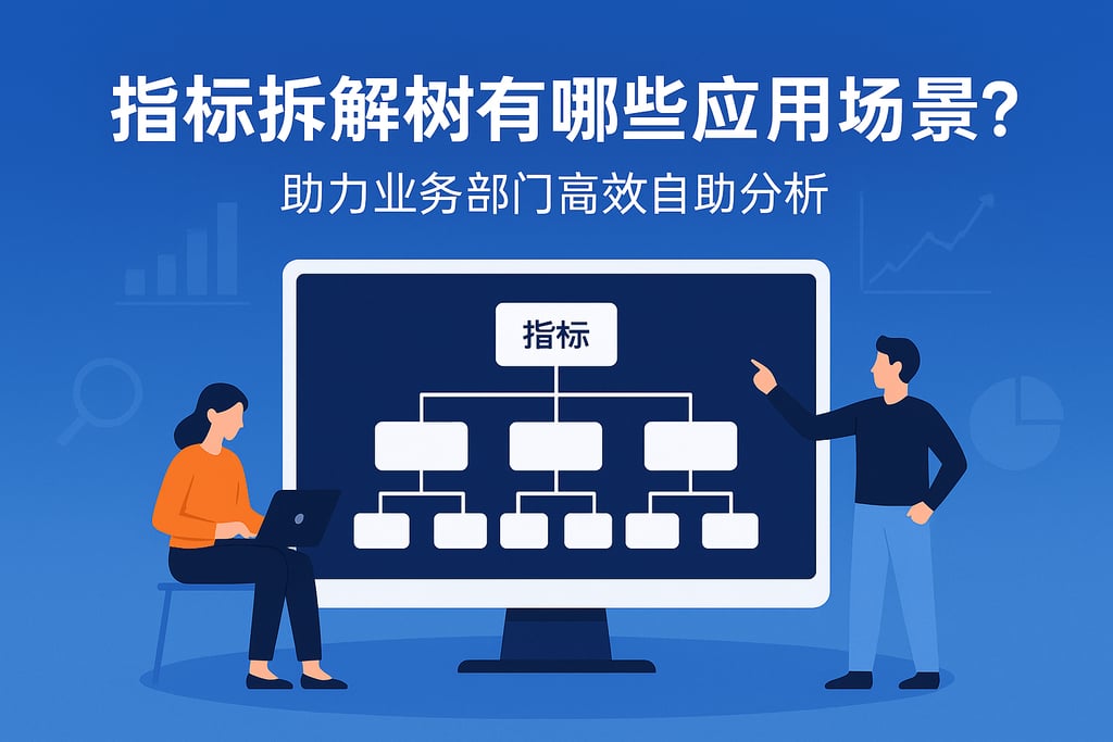 指标拆解树怎么应用场景？助力业务部门高效自助分析
