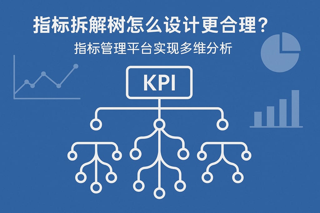 指标拆解树怎么设计更合理？指标管理平台实现多维分析