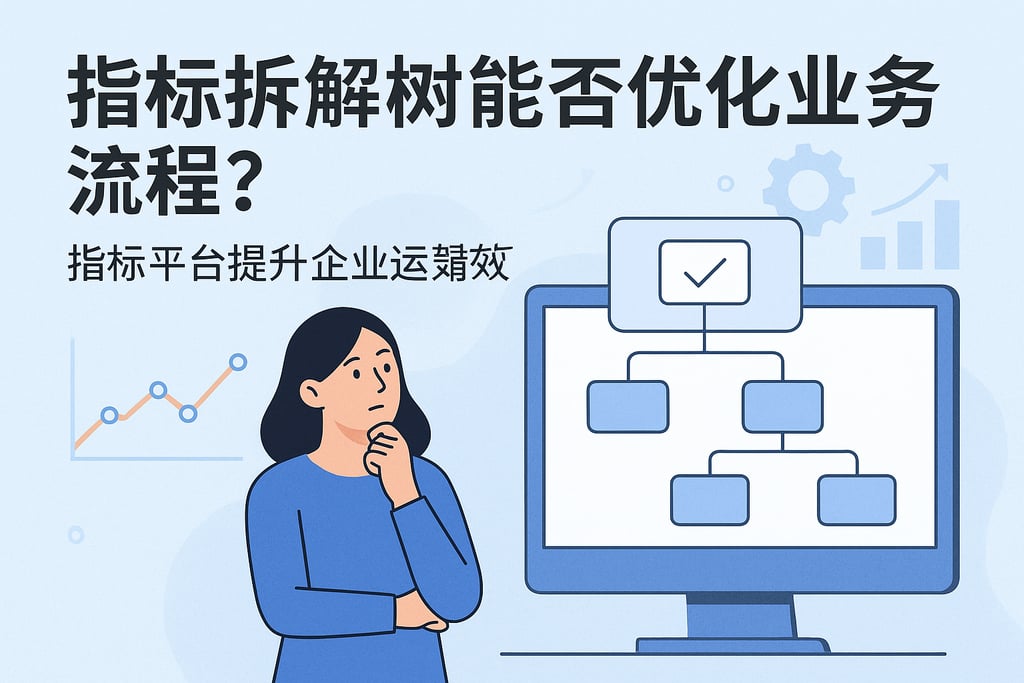 指标拆解树能否优化业务流程？指标平台提升企业运营效率