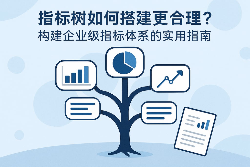 指标树如何搭建更合理？构建企业级指标体系的实用指南