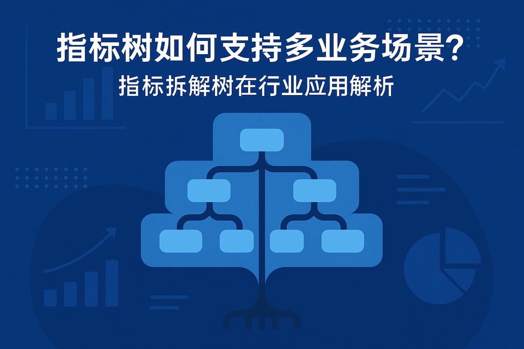 指标树如何支持多业务场景？指标拆解树在行业应用解析