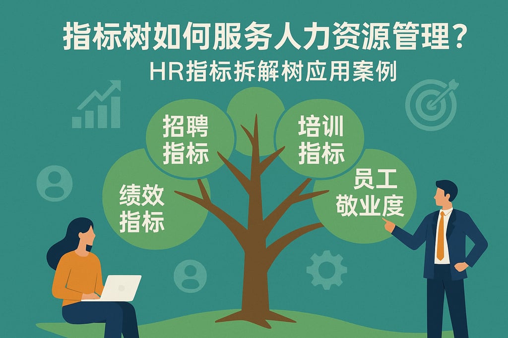 指标树如何服务人力资源管理？HR指标拆解树应用案例