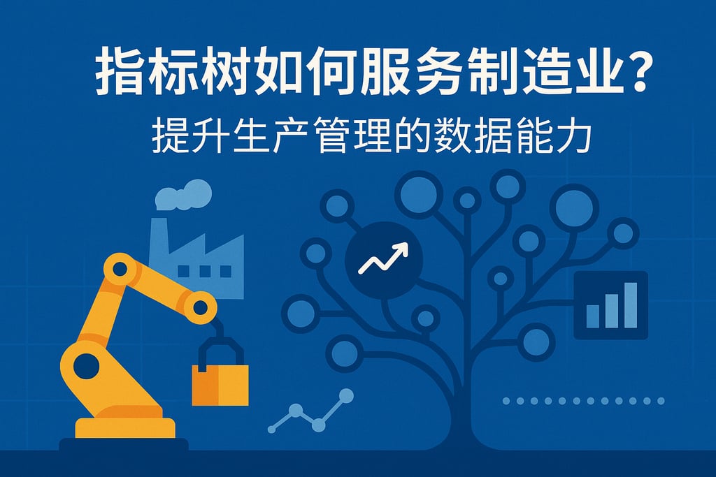 指标树如何服务制造业？提升生产管理的数据能力