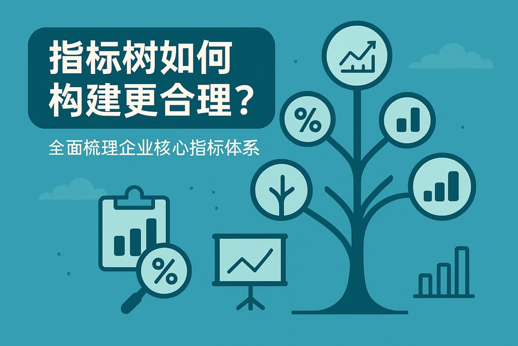 指标树如何构建更合理？全面梳理企业核心指标体系