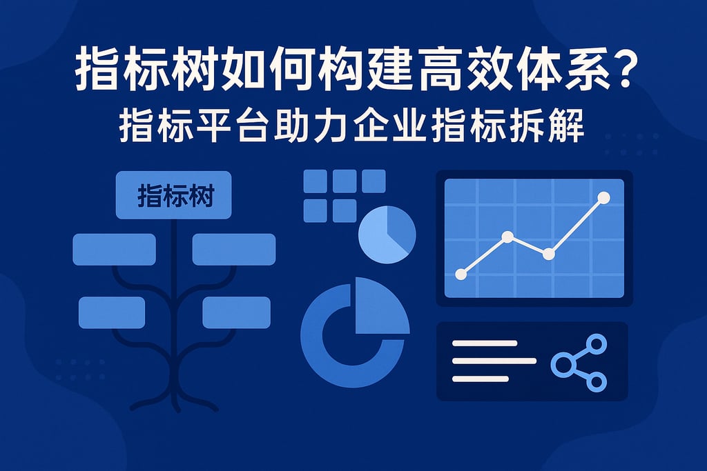 指标树如何构建高效体系？指标平台助力企业指标拆解