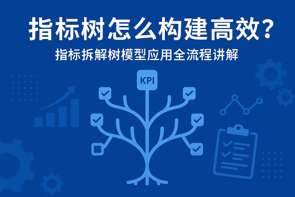 指标树怎么构建高效？指标拆解树模型应用全流程讲解