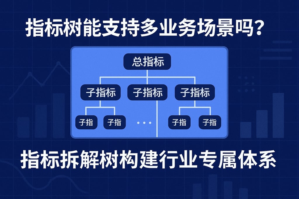 指标树能支持多业务场景吗？指标拆解树构建行业专属体系