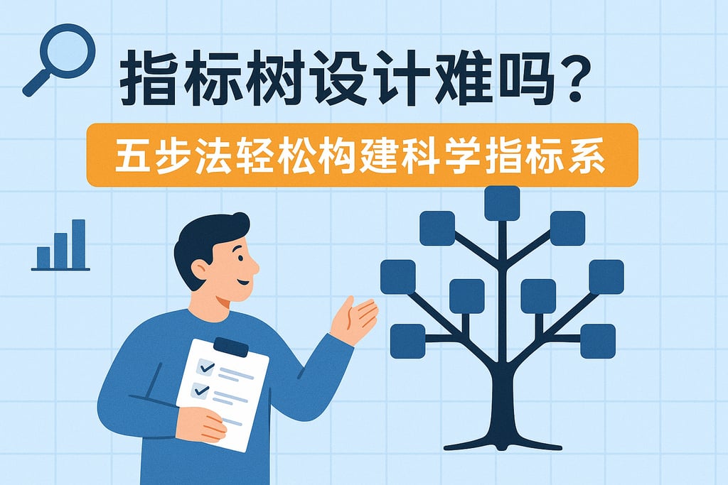 指标树设计难吗？五步法轻松构建科学指标体系