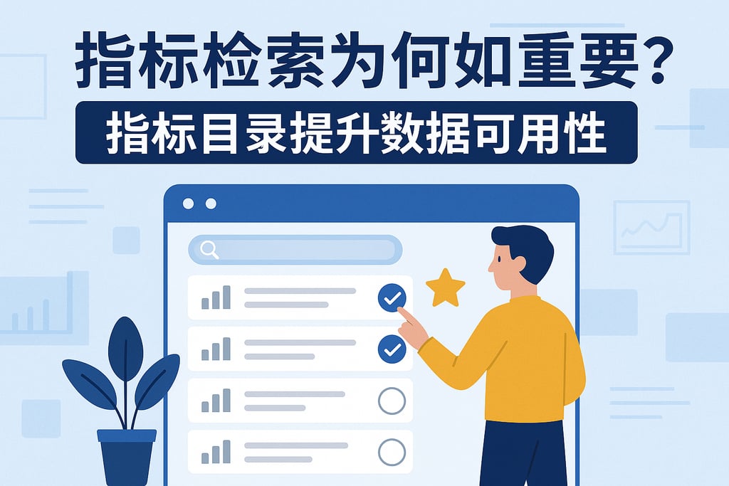 指标检索为何如此重要？指标目录提升数据可用性