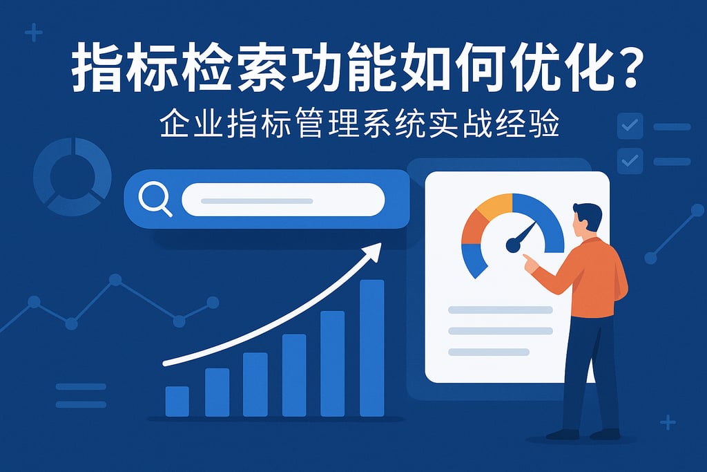 指标检索功能如何优化？企业指标管理系统实战经验