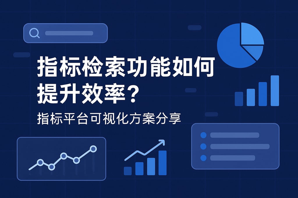 指标检索功能如何提升效率？指标平台可视化方案分享