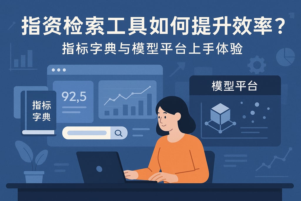 指标检索工具如何提升效率？指标字典与模型平台上手体验