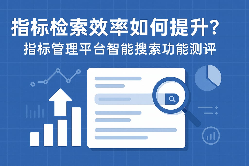 指标检索效率如何提升？指标管理平台智能搜索功能测评