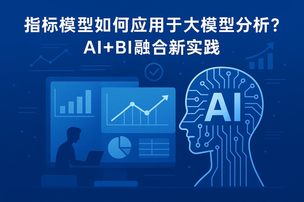 指标模型如何应用于大模型分析？AI+BI融合新实践