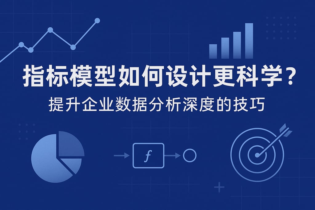 指标模型如何设计更科学？提升企业数据分析深度的技巧