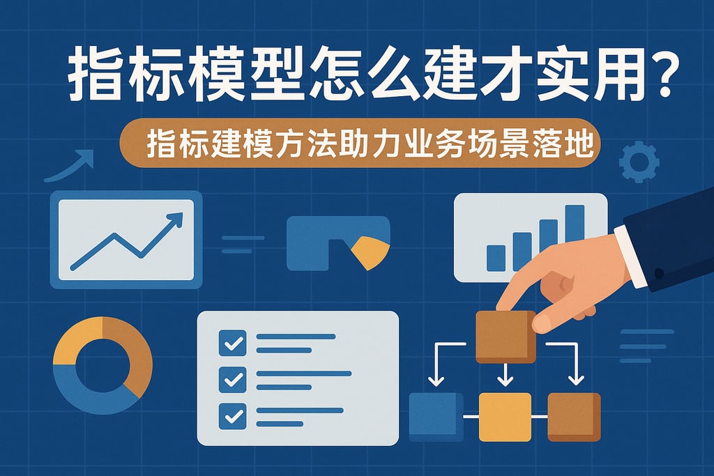 指标模型怎么建才实用？指标建模方法助力业务场景落地
