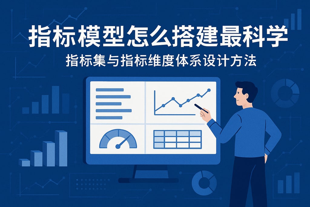 指标模型怎么搭建最科学？指标集与指标维度体系设计方法