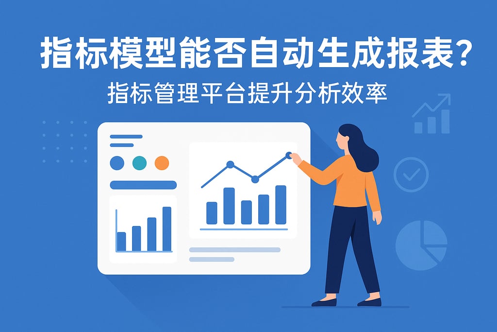 指标模型能否自动生成报表？指标管理平台提升分析效率