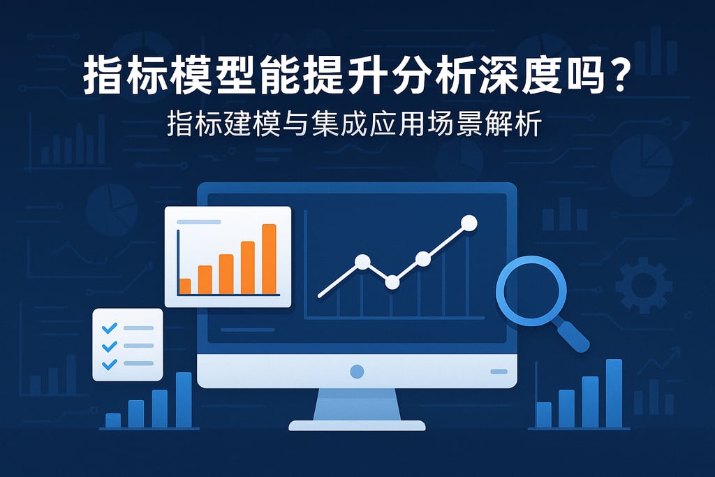 指标模型能提升分析深度吗？指标建模与集成应用场景解析
