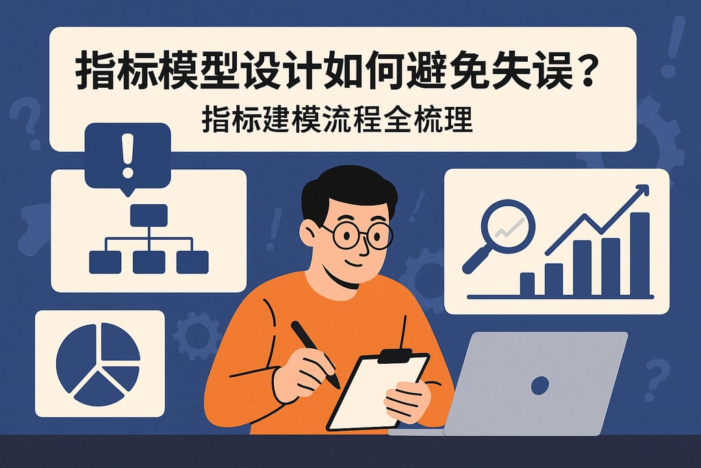 指标模型设计如何避免失误？指标建模流程全梳理