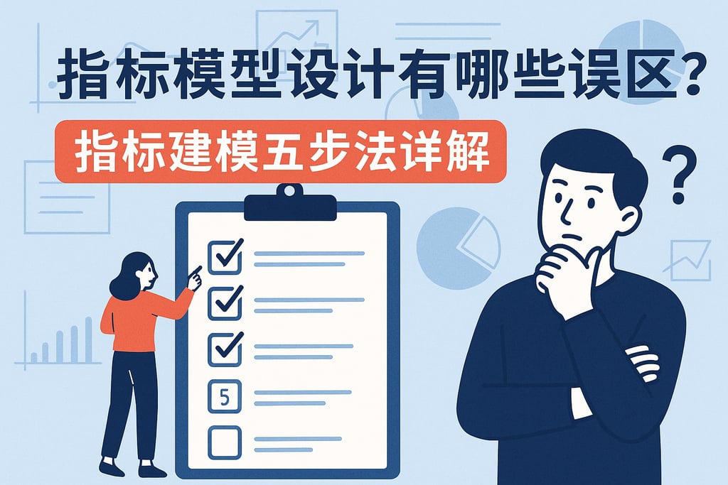 指标模型设计有哪些误区？指标建模五步法详解