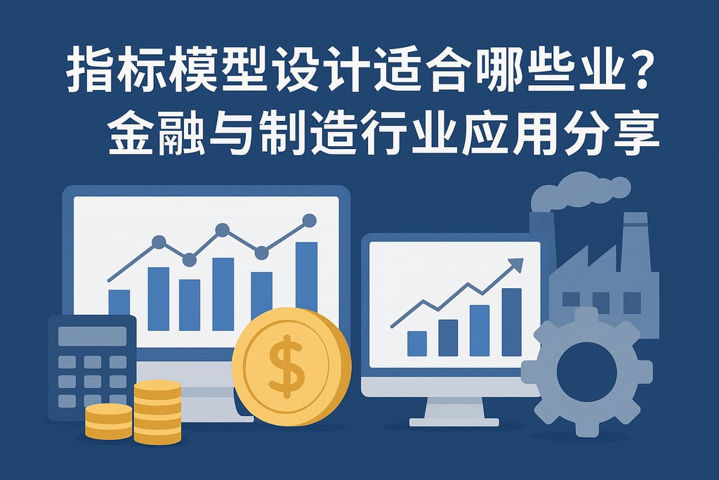 指标模型设计适合哪些业务？金融与制造行业应用分享