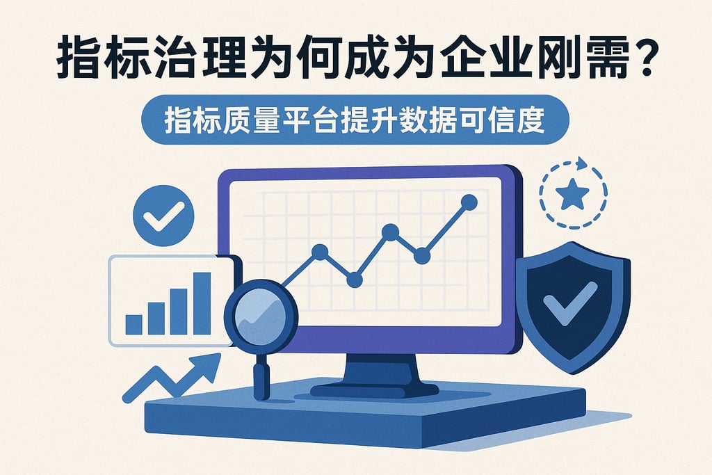 指标治理为何成为企业刚需？指标质量平台提升数据可信度