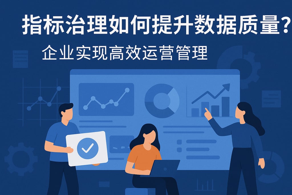 指标治理如何提升数据质量？企业实现高效运营管理