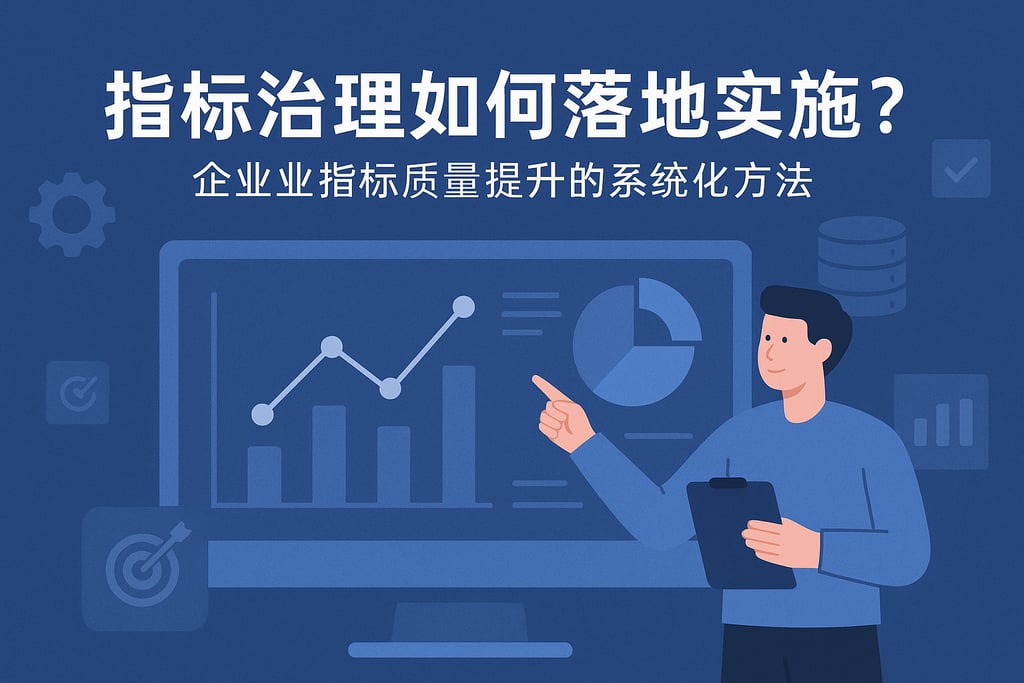 指标治理如何落地实施？企业指标质量提升的系统化方法