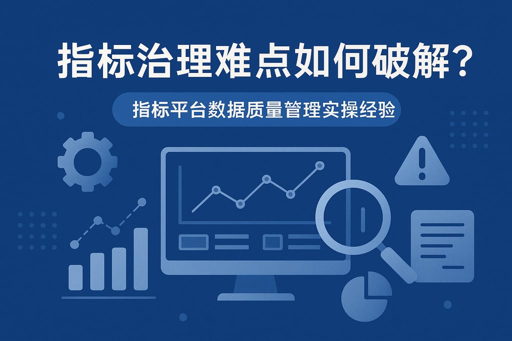 指标治理难点如何破解？指标平台数据质量管理实操经验