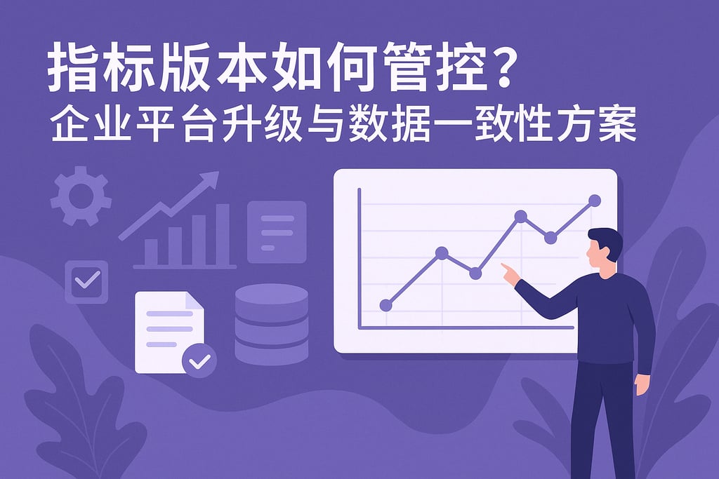 指标版本如何管控？企业平台升级与数据一致性方案