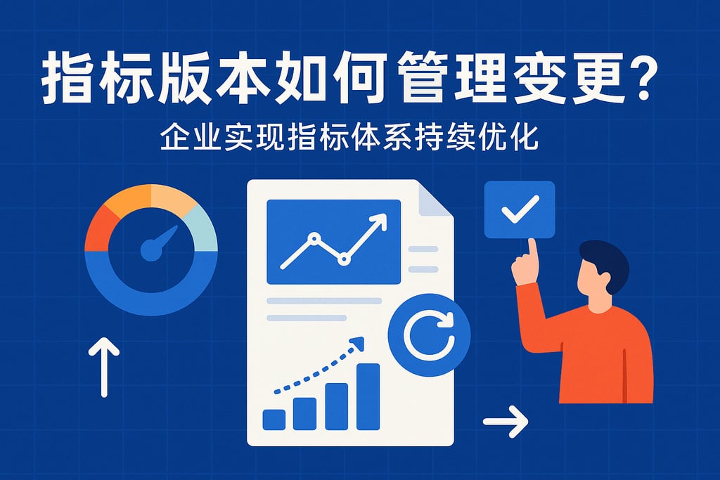 指标版本如何管理变更？企业实现指标体系持续优化