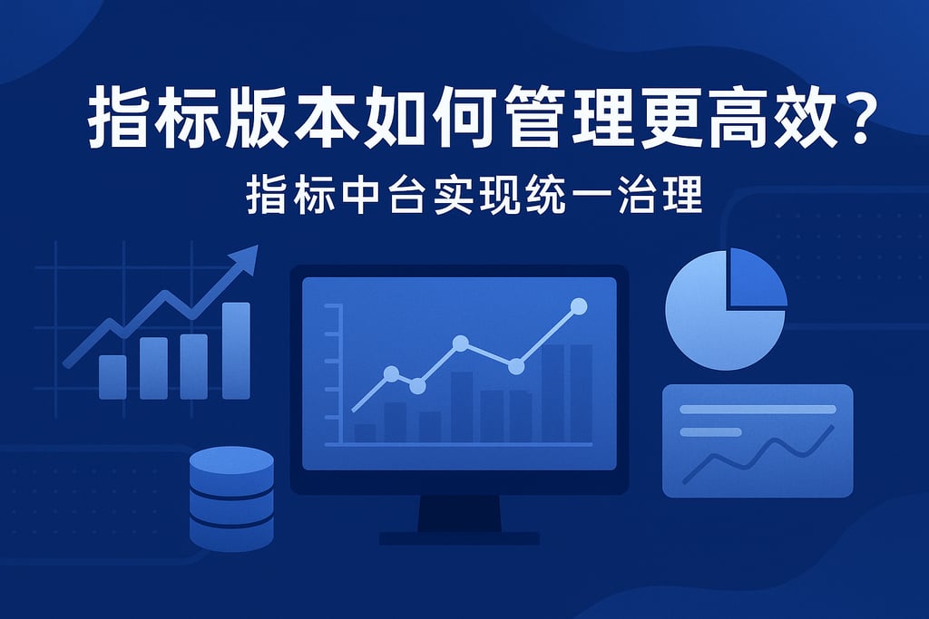 指标版本如何管理更高效？指标中台平台实现统一治理