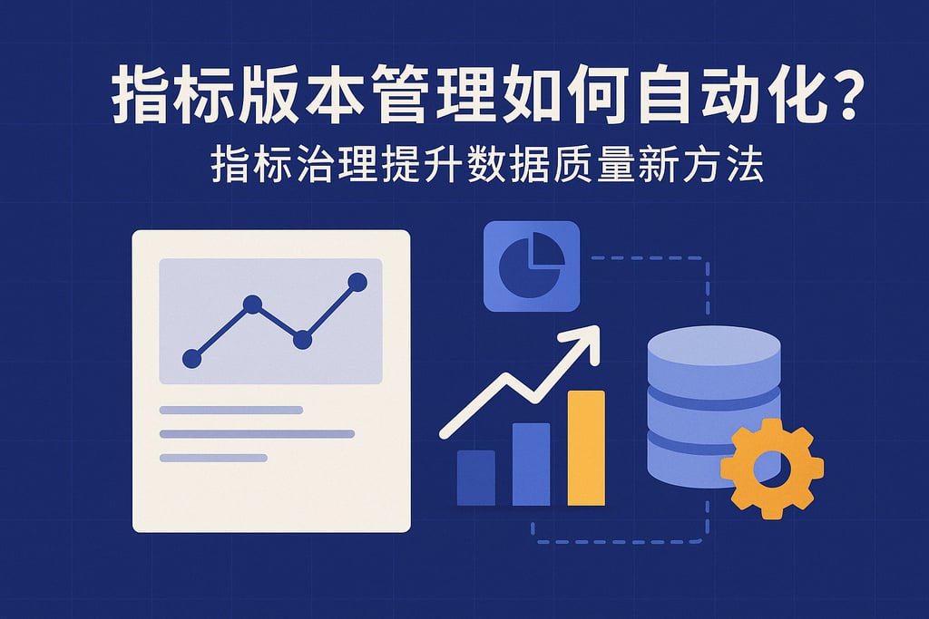 指标版本管理如何自动化？指标治理提升数据质量新方法