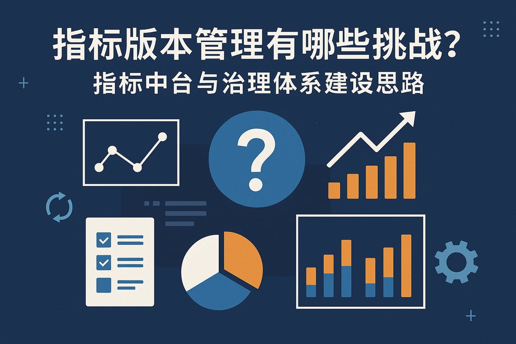 指标版本管理有哪些挑战？指标中台与治理体系建设思路