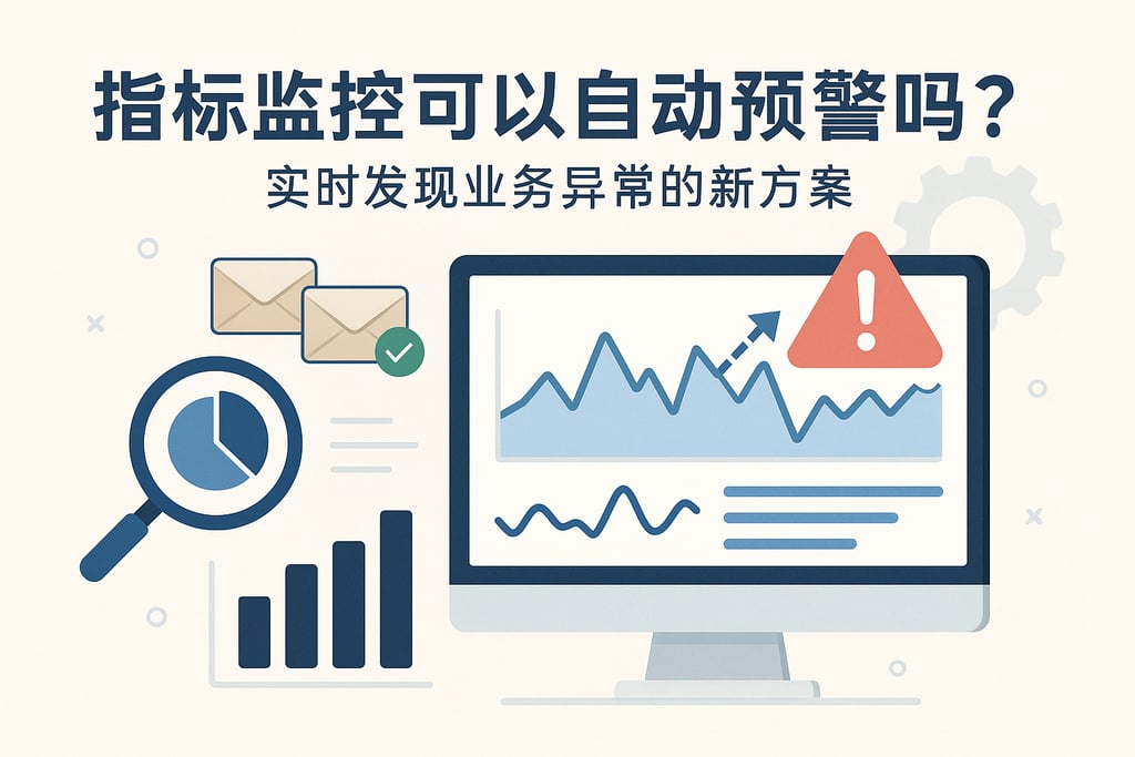 指标监控可以自动预警吗？实时发现业务异常的新方案