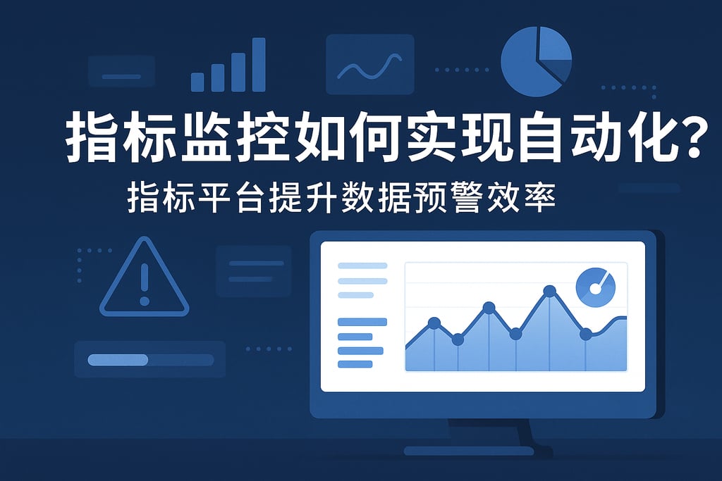 指标监控如何实现自动化？指标平台提升数据预警效率