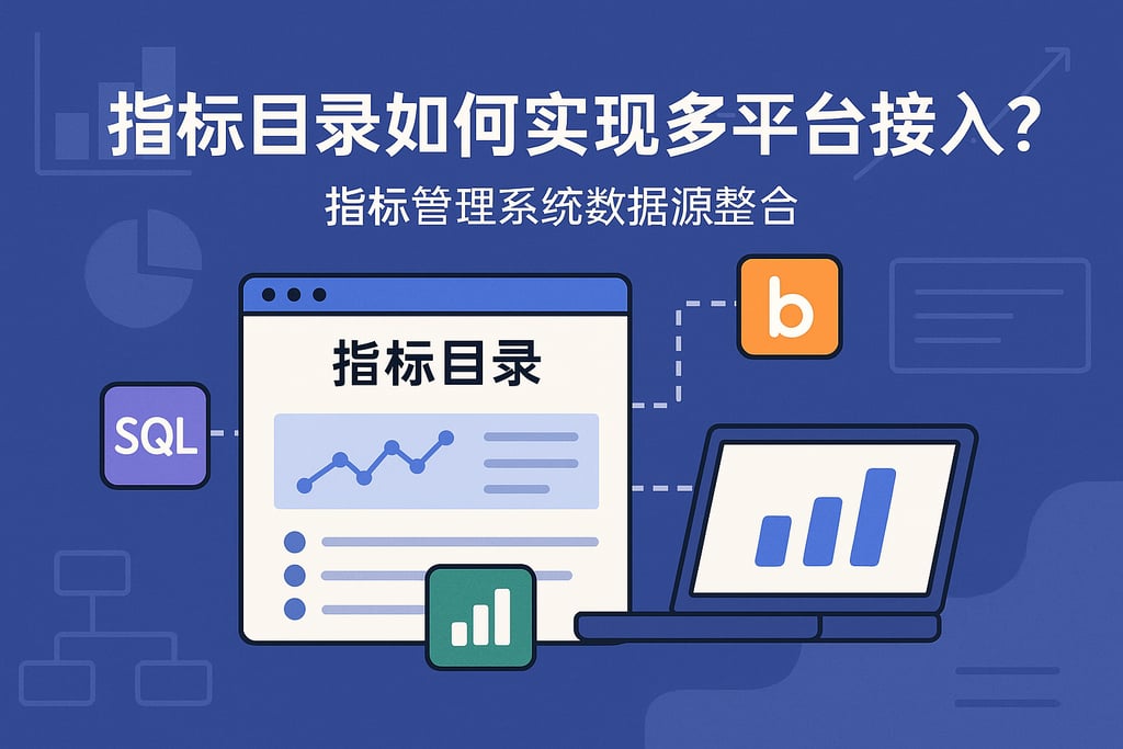 指标目录如何实现多平台接入？指标管理系统数据源整合