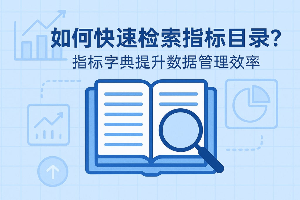 指标目录如何快速检索？指标字典提升数据管理效率