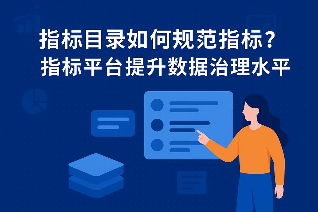 指标目录如何规范指标管理？指标平台提升数据治理水平