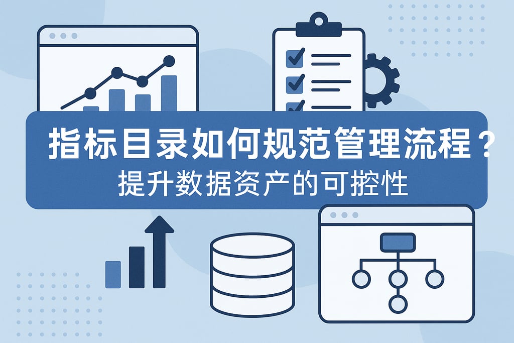 指标目录如何规范管理流程？提升数据资产的可控性