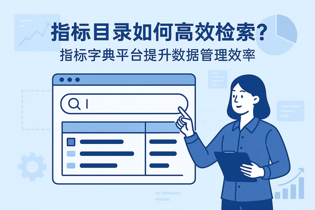 指标目录如何高效检索？指标字典平台提升数据管理效率
