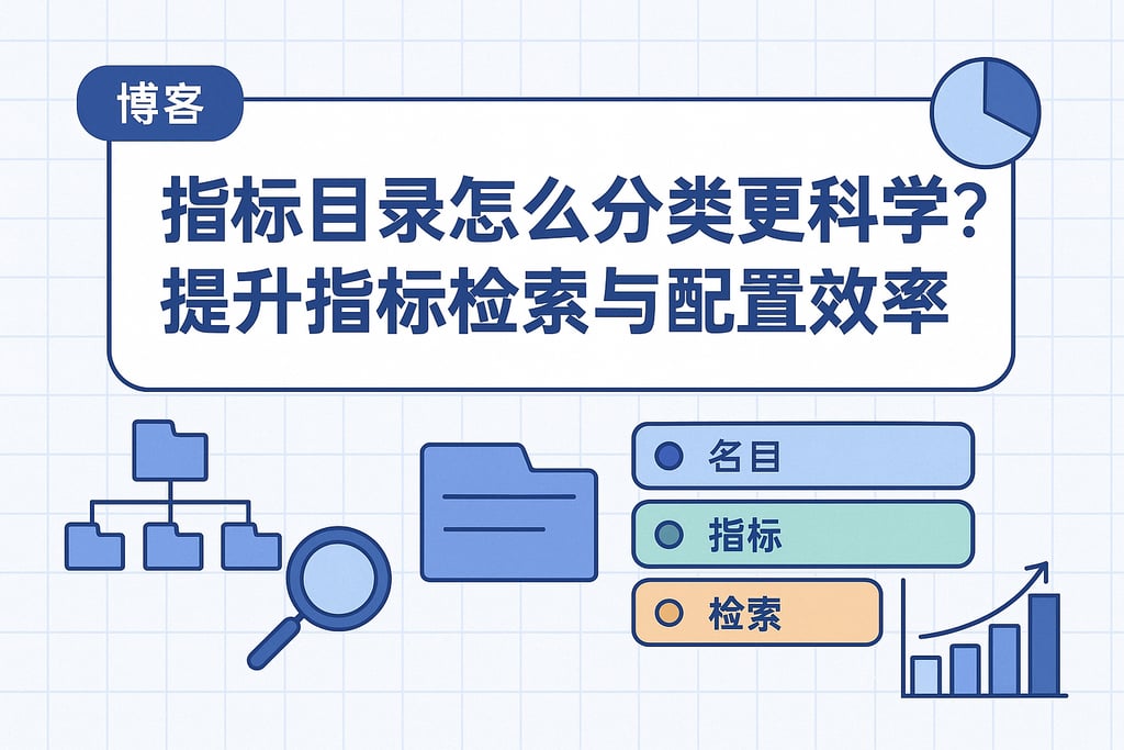 指标目录怎么分类更科学？提升指标检索与配置效率