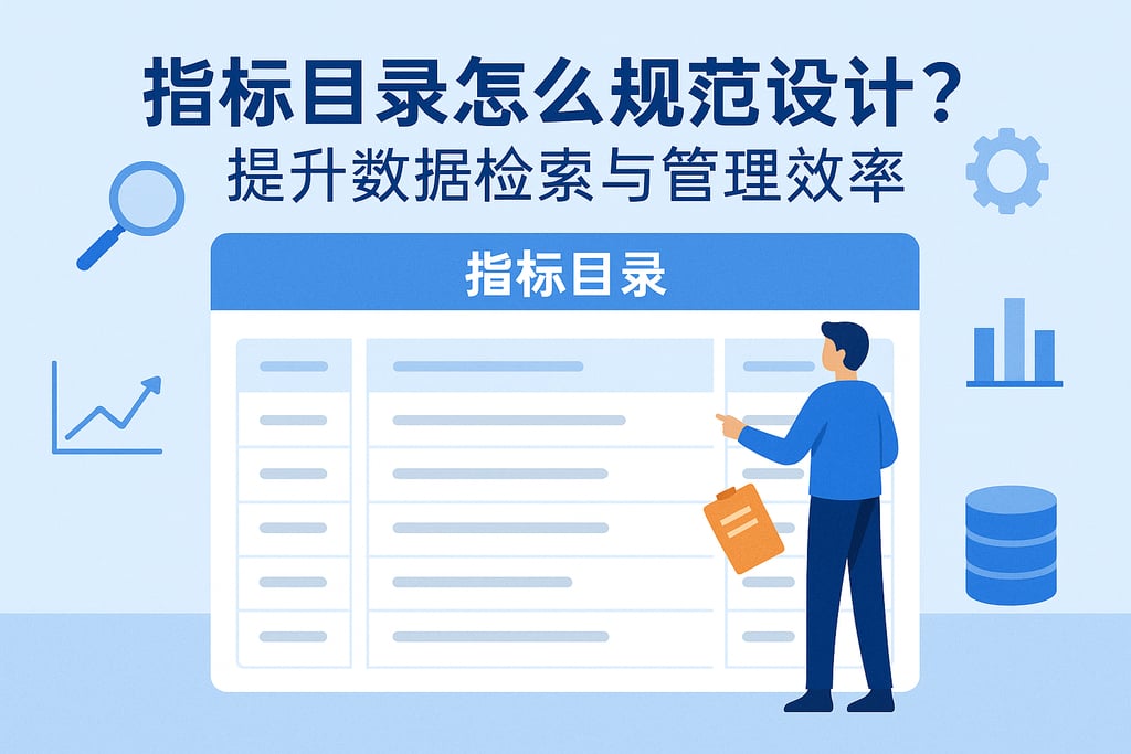 指标目录怎么规范设计？提升数据检索与管理效率