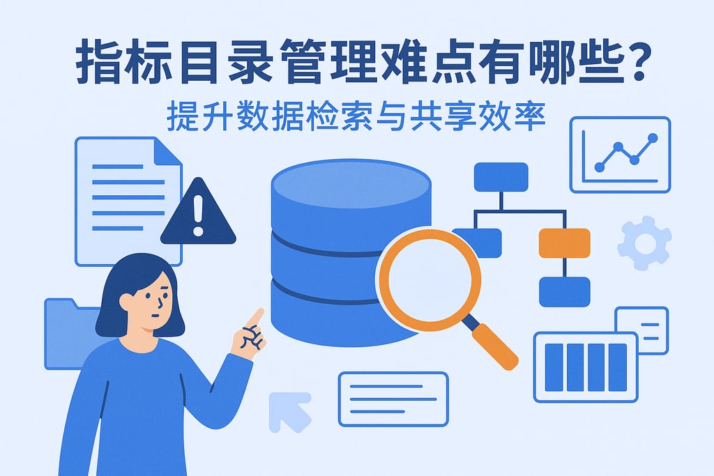 指标目录管理难点有哪些？提升数据检索与共享效率
